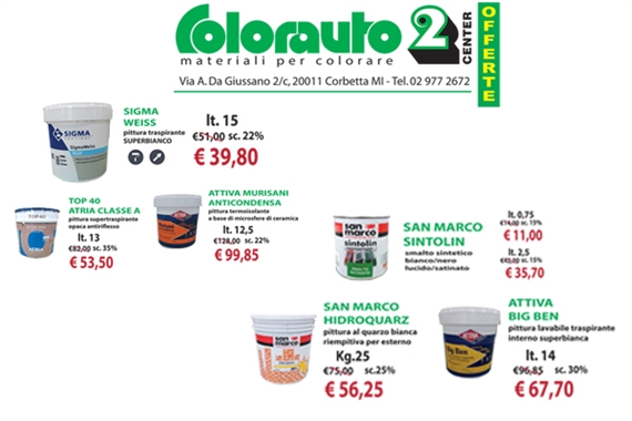 OFFERTE DI PRIMAVERA